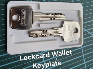 Lockcard Wallet Keyplate