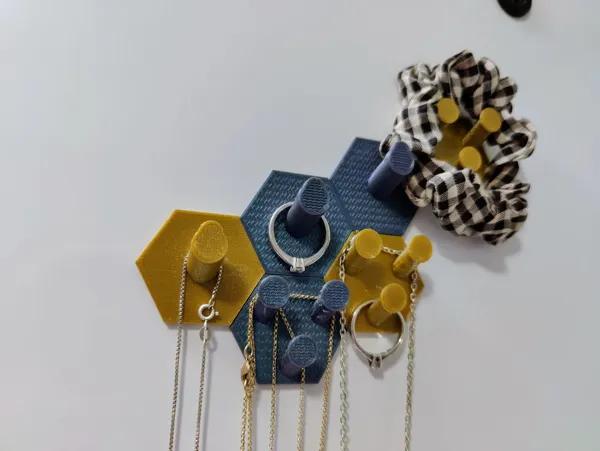 Crochets hexagonaux magnétiques