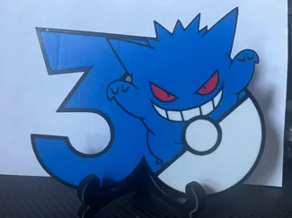 Pokémon 30th Anniversary Gengar Display