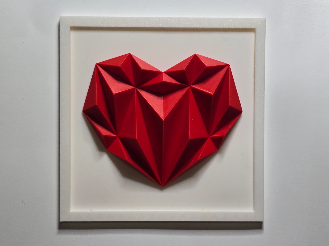 Infinity Collection: Origami - low-poly heart