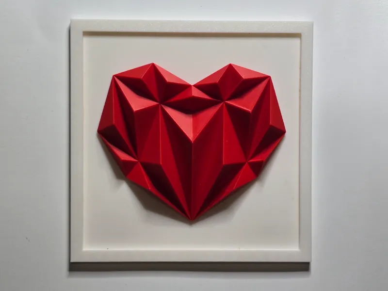 Infinity Collection: Origami - low-poly heart