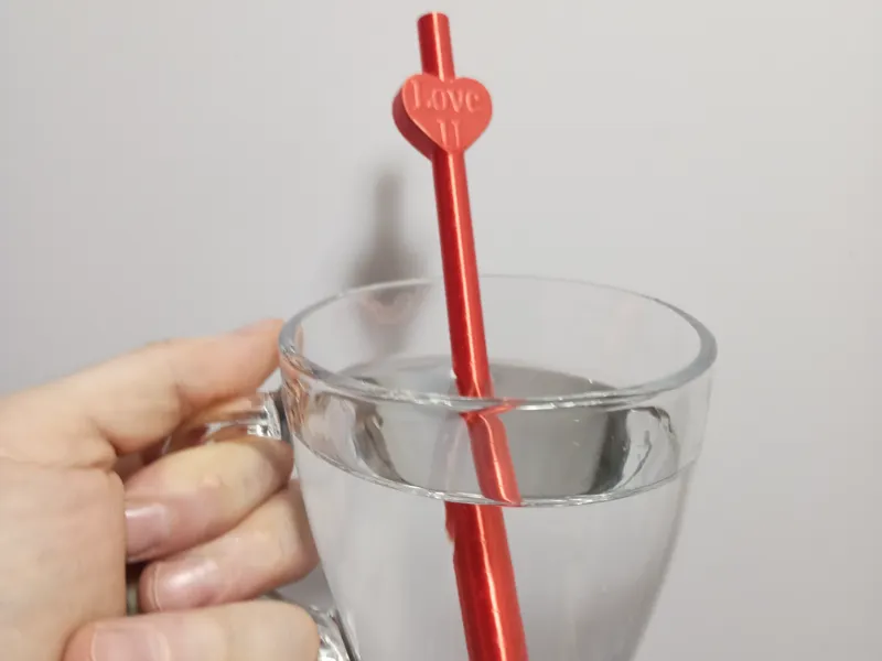 Love U straw