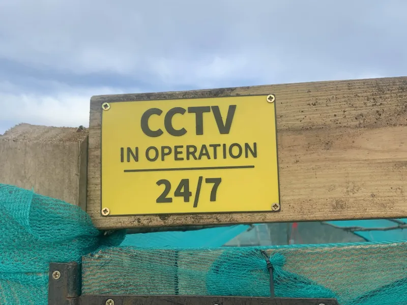 CCTV Security Sign