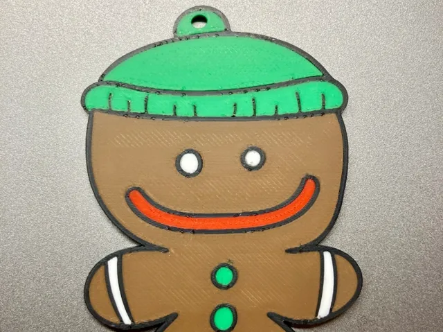 Gingerbread man ornament/keychain/earrings