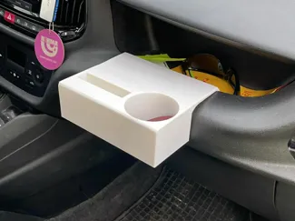 Fiat Doblo cup and phone hodler
