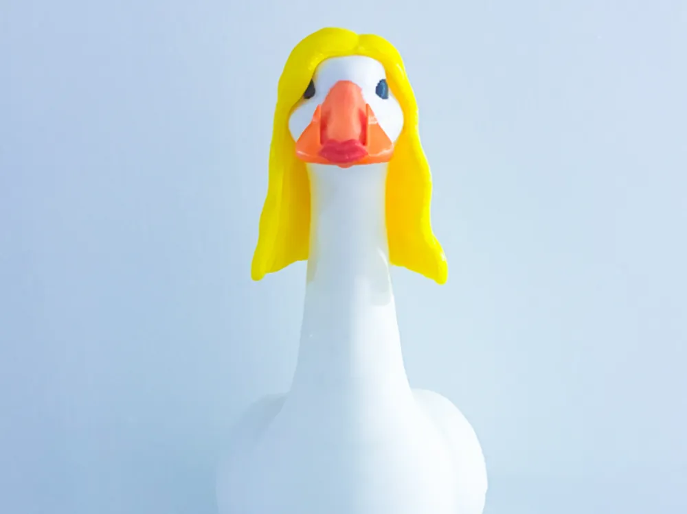 Modelo para impresión 3D: Sarah Sanderson Desk Goose Gear. Referencia del modelo original.