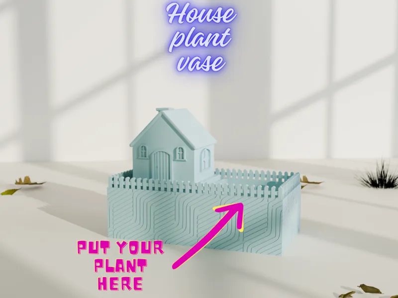 Mini house planter - your tiny garden
