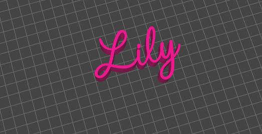 Miniatura 9 do modelo 3D Customisable your name