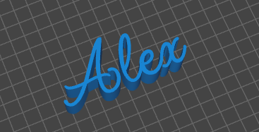 Miniatura 11 do modelo 3D Customisable your name