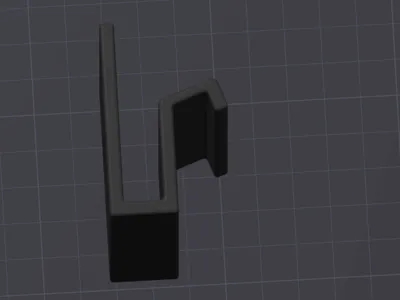Phone holder for monitor