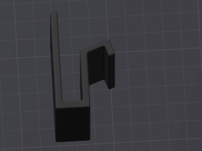 Phone holder for monitor