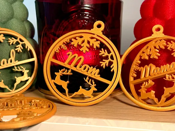 Décoration de Noël personnalisée au prénom