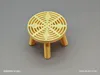 Small four-legged round stool