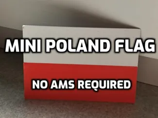 MINI Poland Flag (AMS or NO AMS)