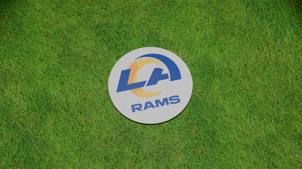 LA Rams Coaster by miker73 - MakerWorld