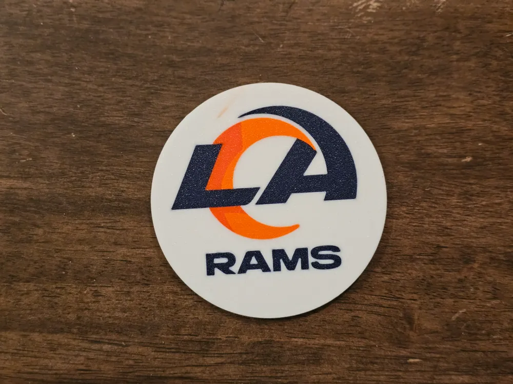 LA Rams Coaster by miker73 - MakerWorld
