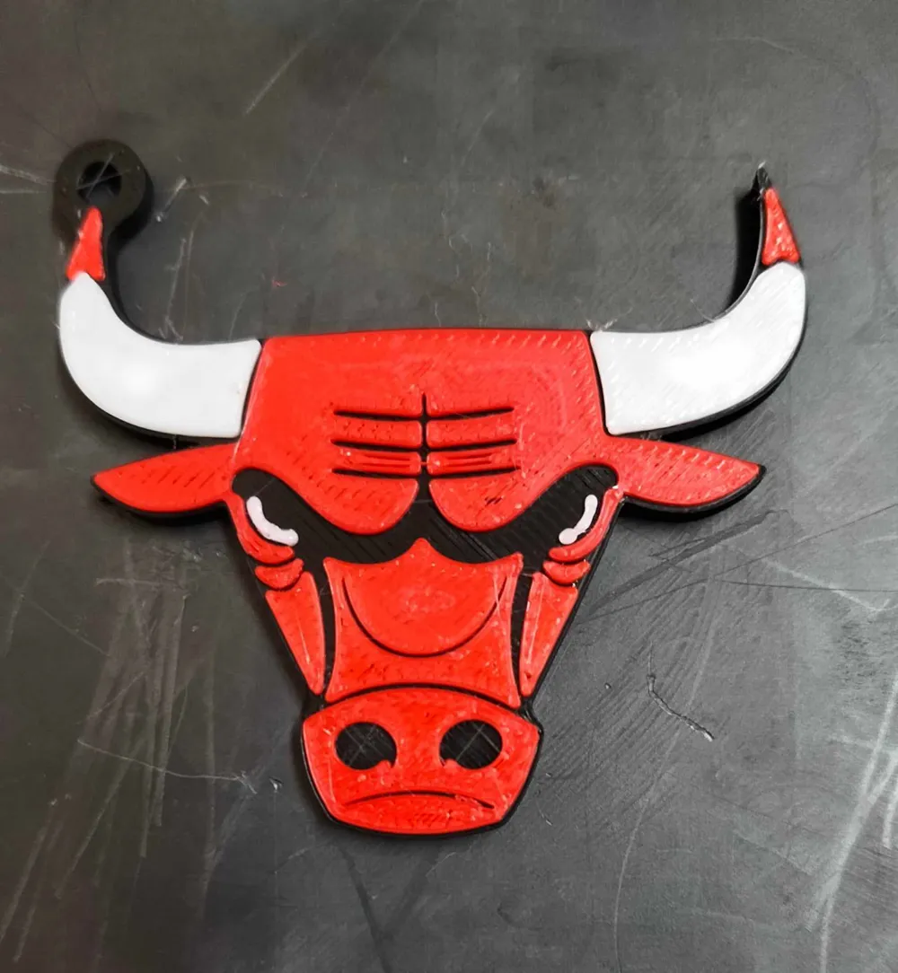 Chicago Bulls keychain by diogooreis - MakerWorld