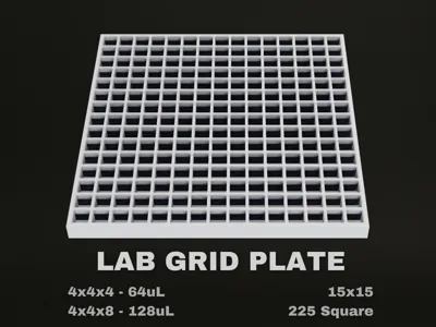 Lab Grid Plate (64µL / 128µL)