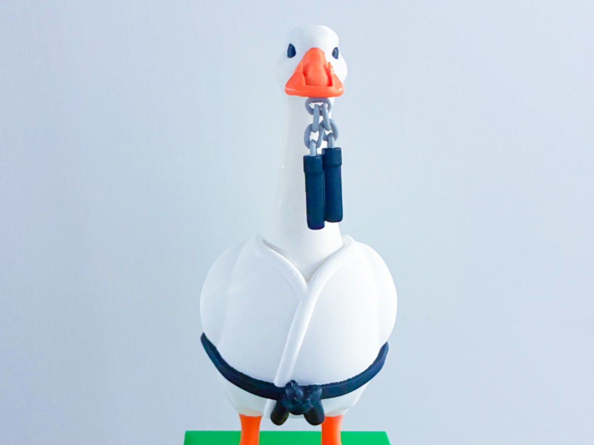 Karate Desk Goose Gear 3D model