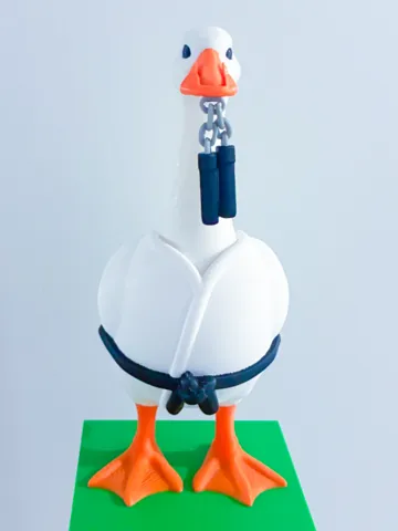 Modelo para impresión 3D: Karate Desk Goose Gear — vista de referencia 2