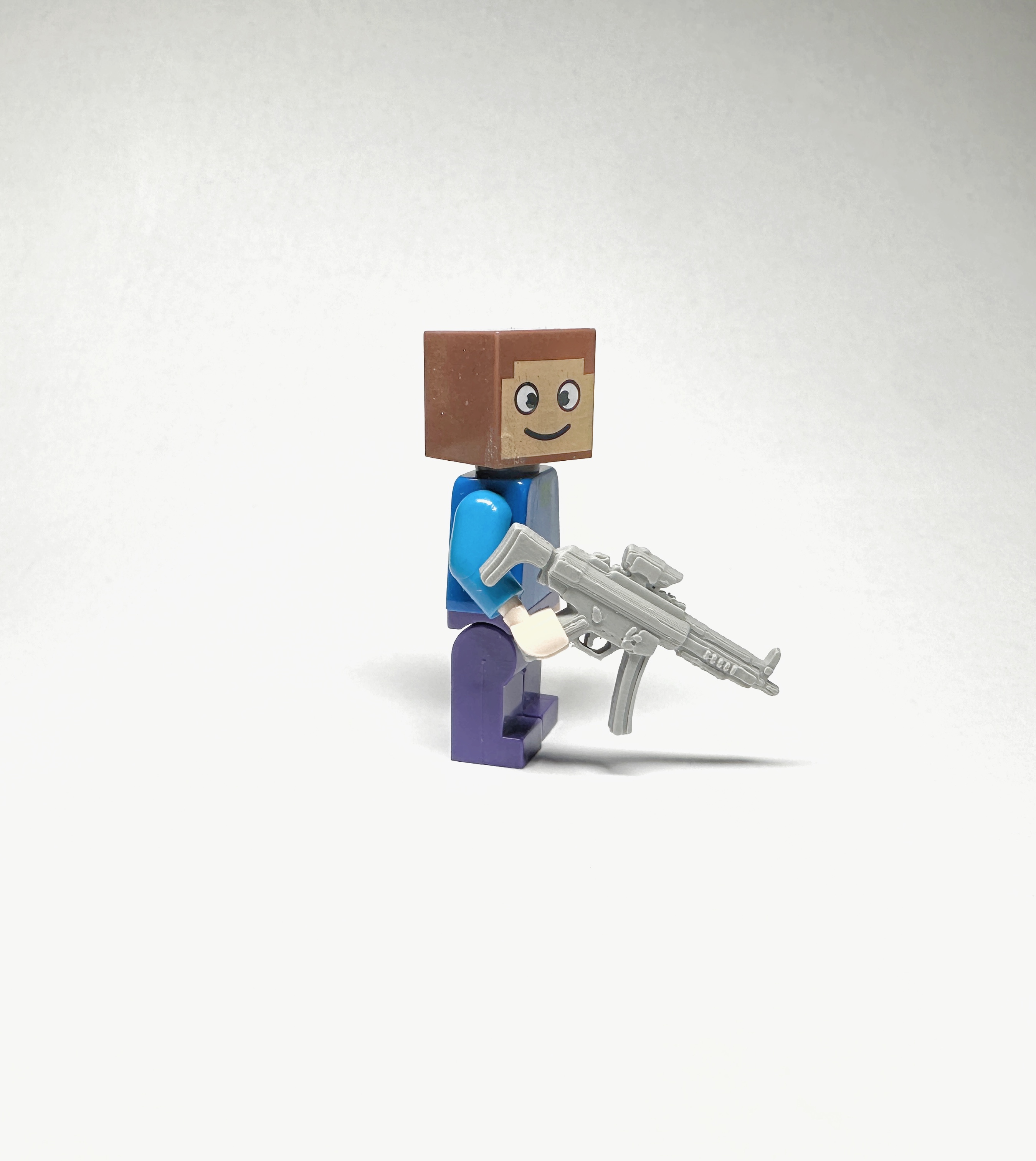 Miniatura 1 do modelo 3D 乐高小人武器 MP5 冲锋枪