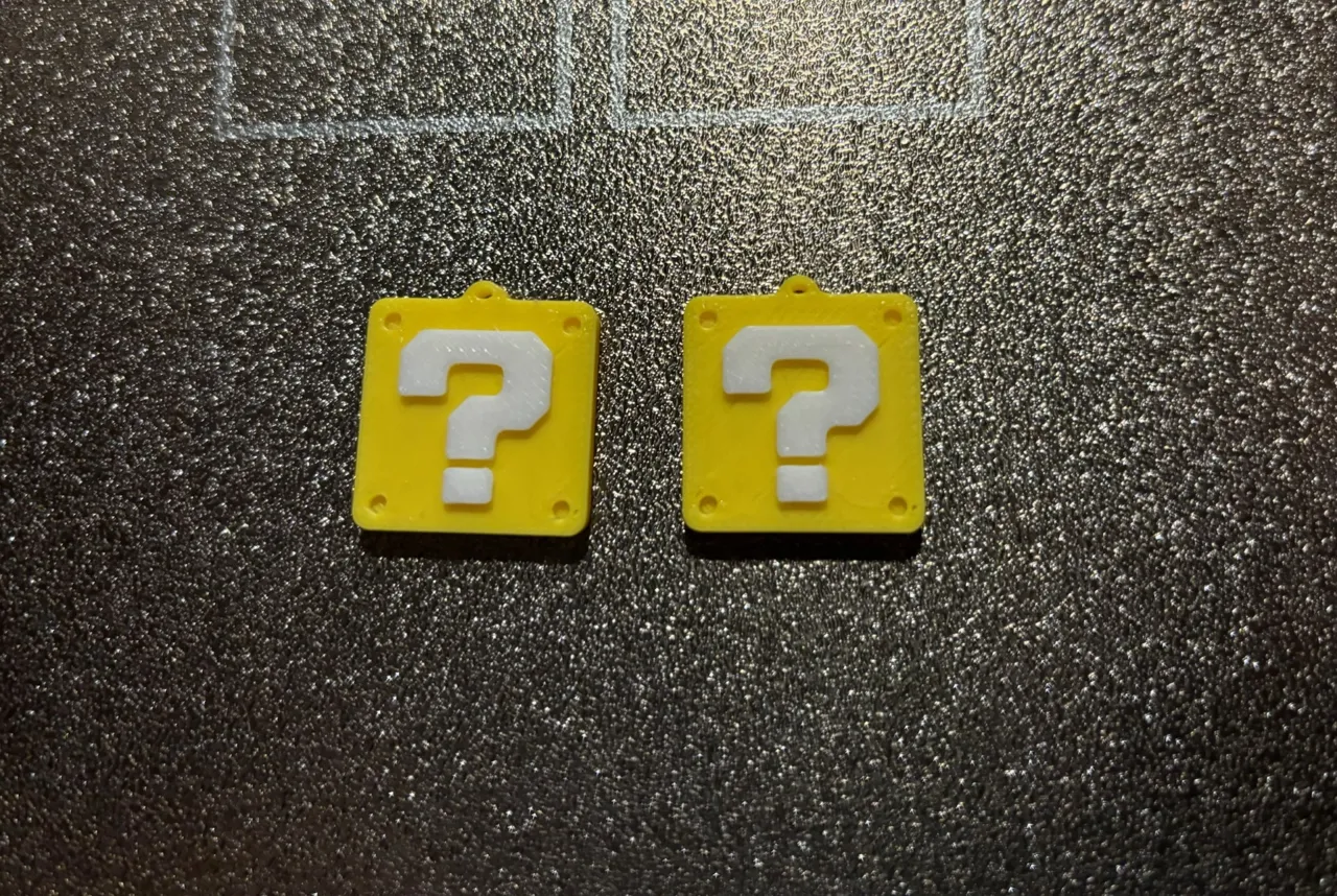 Super Mario Bros. Question Mark Box Earrings 15min view 3