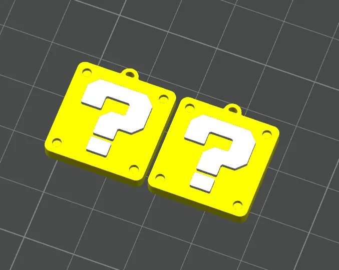 Super Mario Bros. Question Mark Box Earrings 15min view 4
