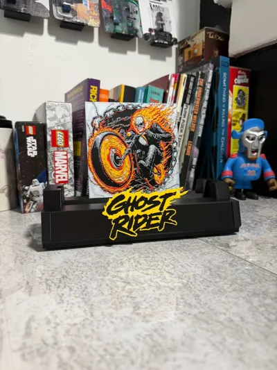 Led Ghost Ridder Ghost Rider SlabStand – LED Ready Display System - Free 3D Print Model ...