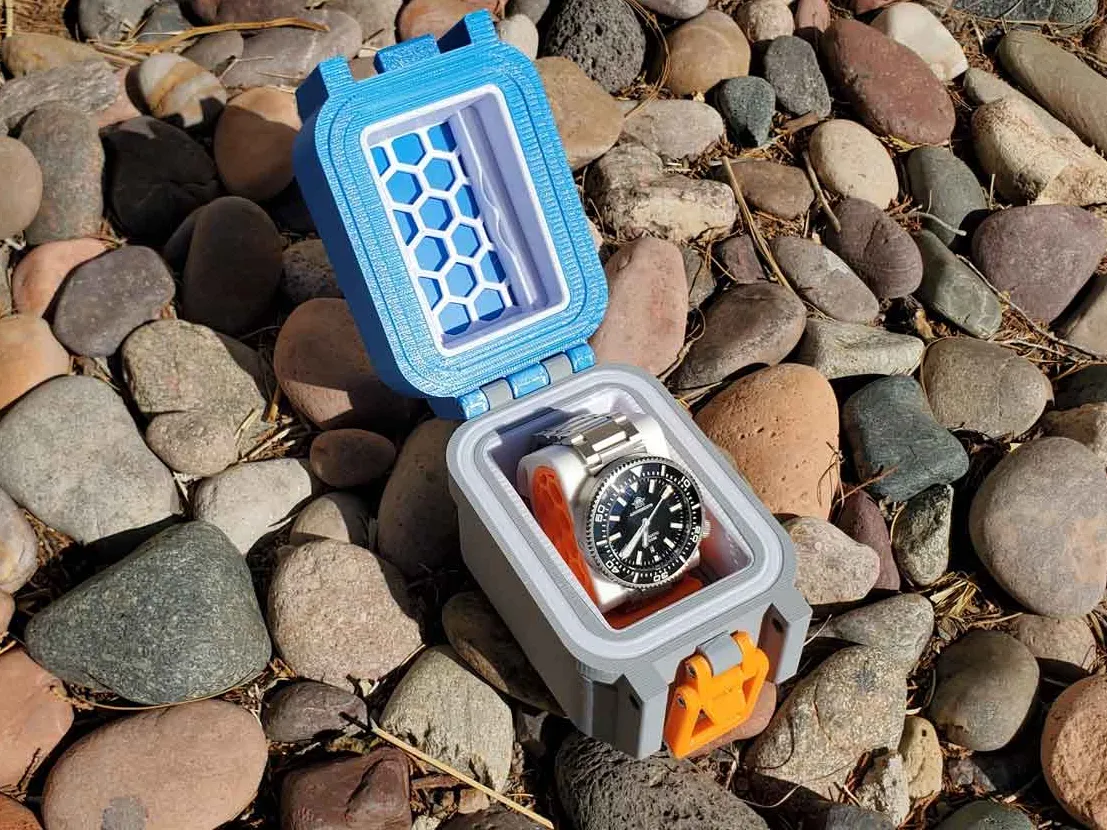 Gridfinity 1x2 Wide Watch Case Version 3.0 - Free 3D Print Model ...