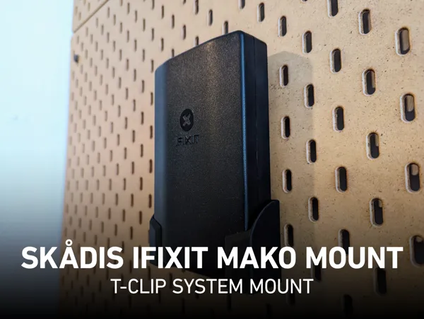 Support Skadis pour iFixit Mako (système T-Clip)
