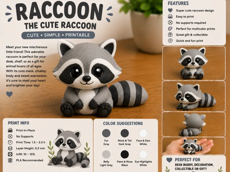 Cute Raccoon
