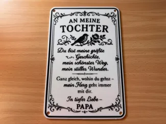 An meine Tochter - Geschenk