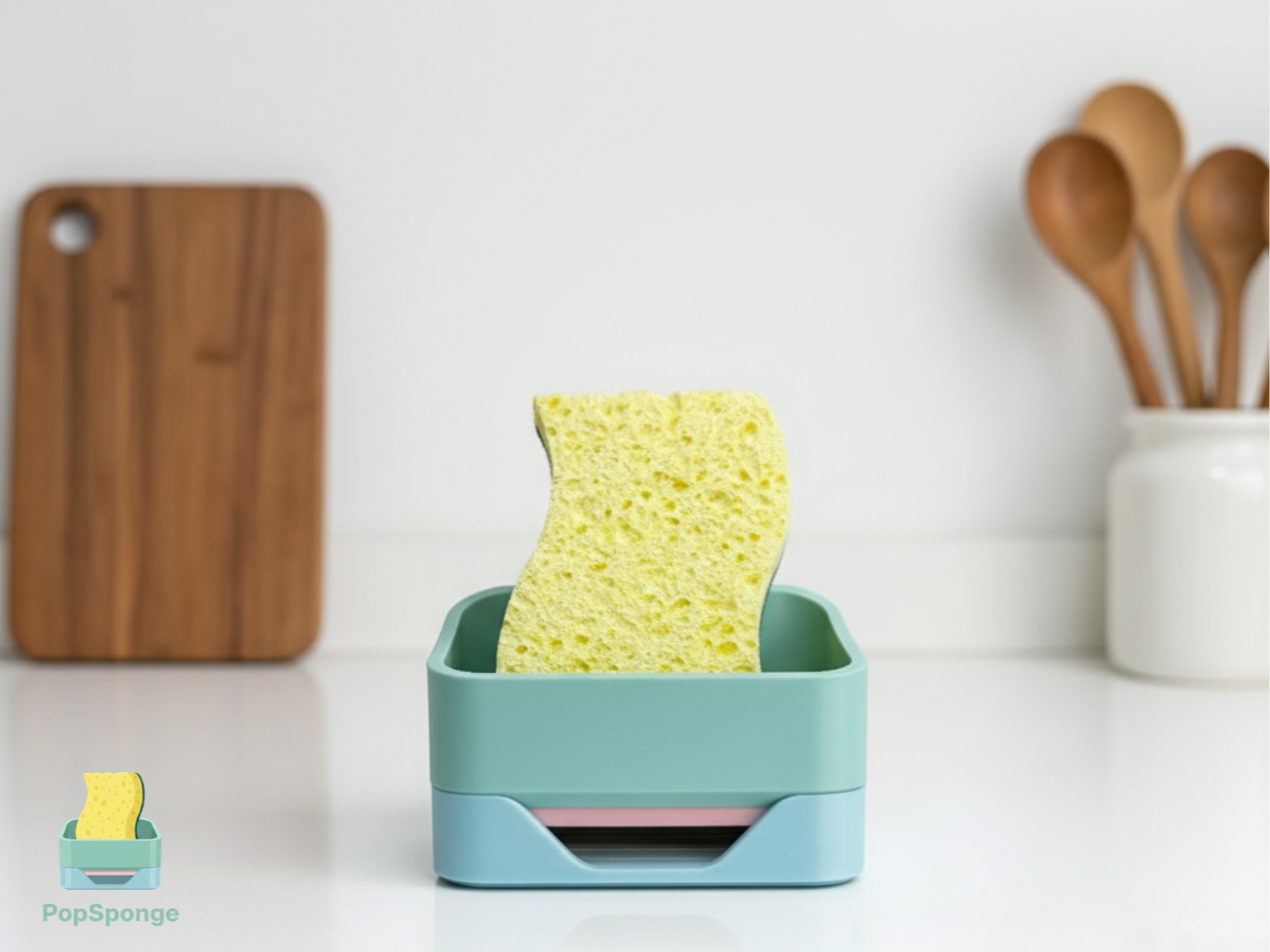 PopSponge Mini: Self-Draining Sponge Holder