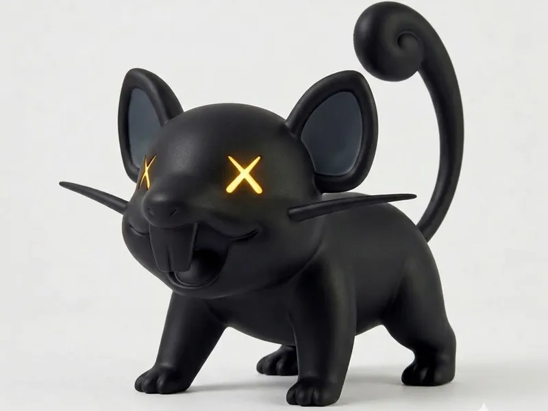 KAWS x Rattata
