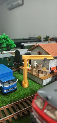 Grue à flèche échelle HO 1/87 — photo 3