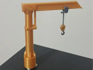 HO 1/87 Scale Jib Crane