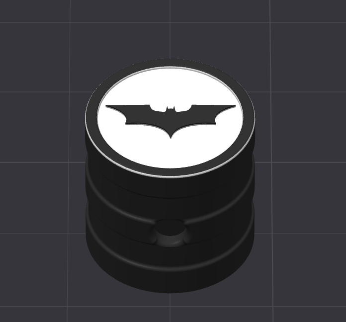 Miniatura 5 do modelo 3D Bat-Signal Stompbox 16,5mm Knobs