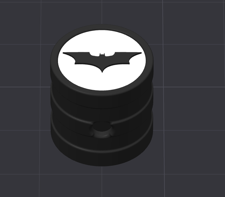 Miniatura 6 do modelo 3D Bat-Signal Stompbox 16,5mm Knobs