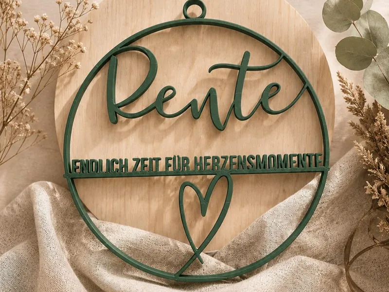 Deko-Loop zur Rente