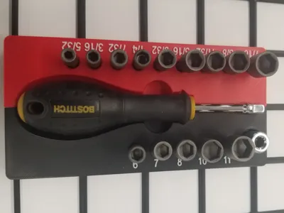 Bostitch 1/4" Hand Driver w/Gridfinity base