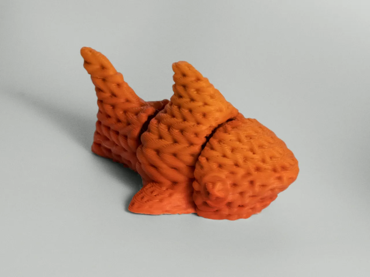 Mini Knitted Shark – Articulated & Keychain view 4