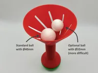 Optional smaller ball (Ø32mm instead of Ø40mm)