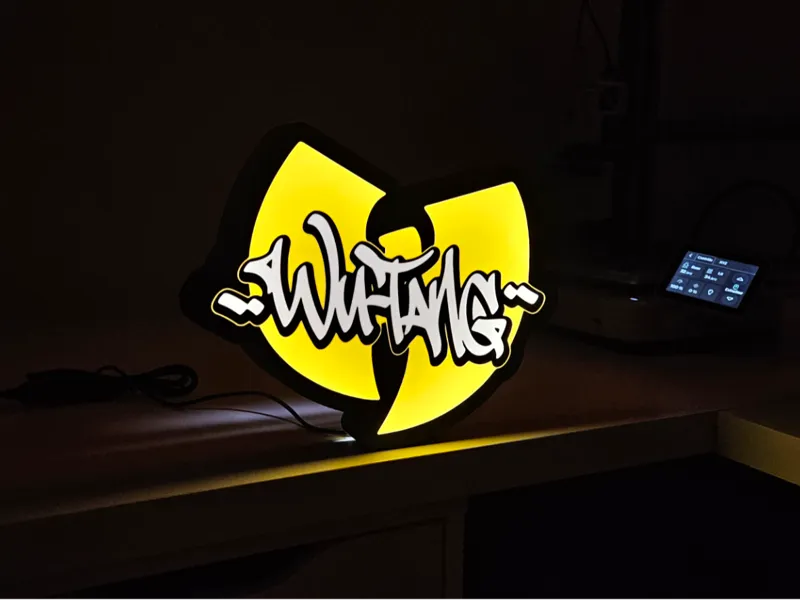Led LightBox Wu Tang Sign|Enseigne Logo Wu tang