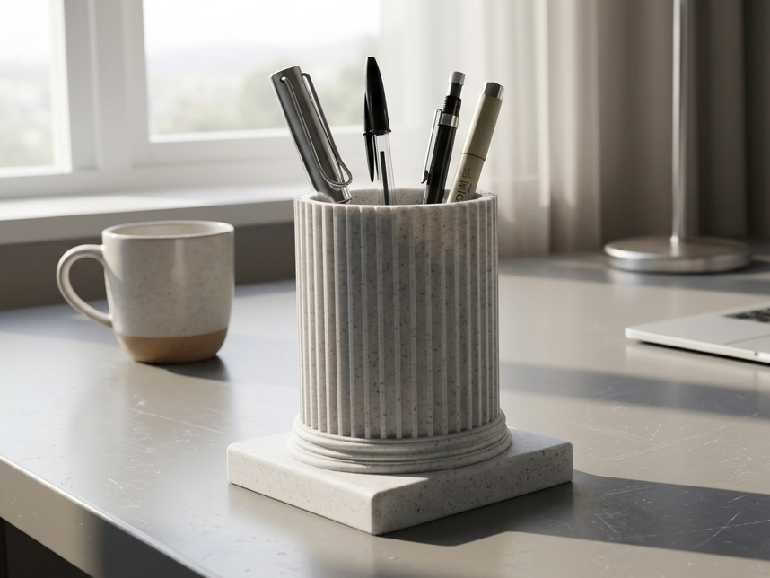 Jonic Column Pencil Holder / Desk Organizer