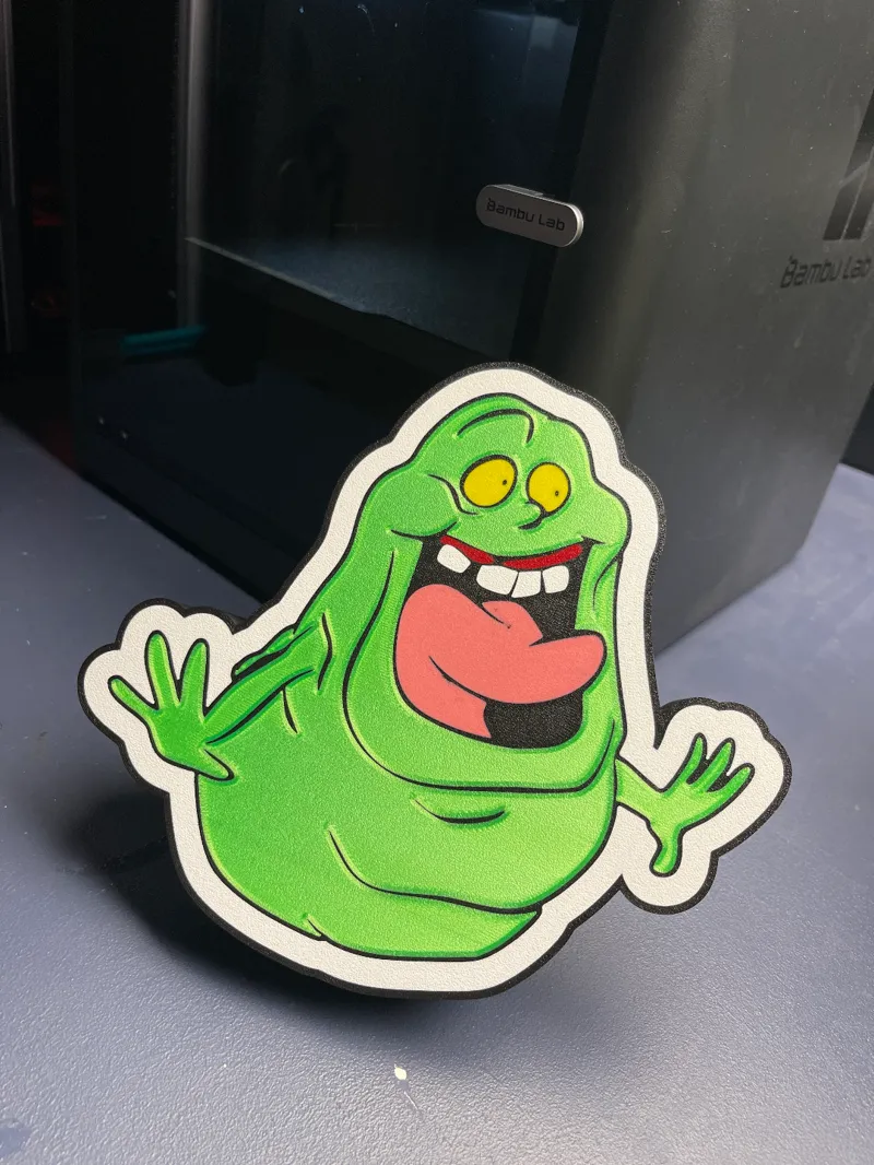 Ghostbusters Slimer light box