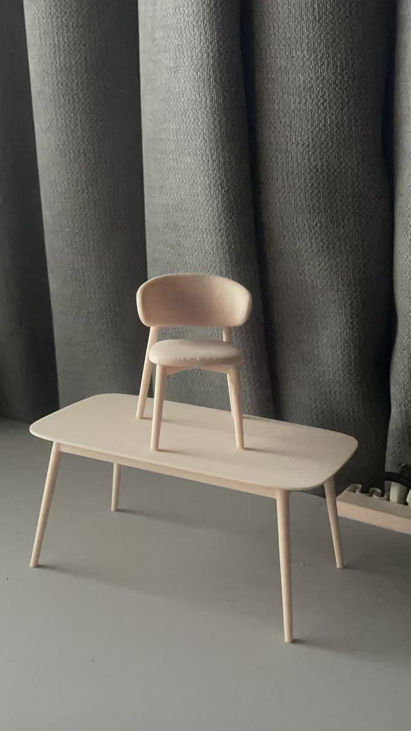 Miniatura 2 do modelo 3D 微缩椅子