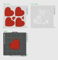 Multi part - 0.2mm layer, 2 walls, 5% infill