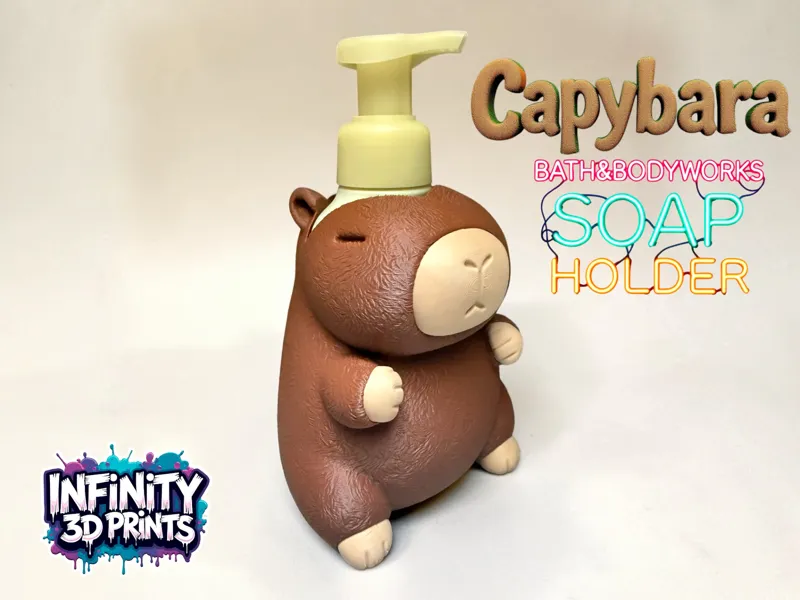 MULTIPART - CAPYBARA BBW FOAMING SOAP HOLDER