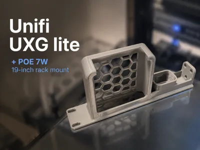 Unifi UXG Lite + POE 7W - 19-inch Rack Mount