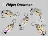 Ключодържател Snowman с подвижна част